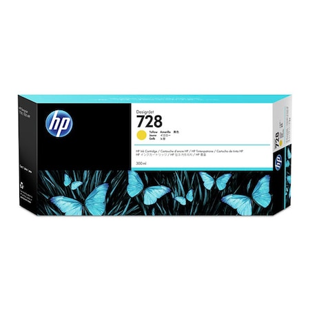 Hp HP 728, F9K15A Yellow Original Ink Cartridge, 300 ml F9K15A